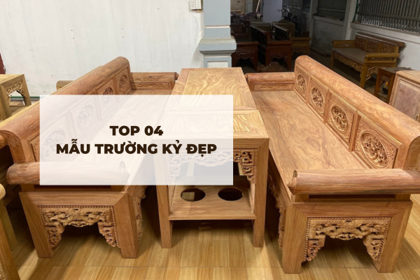 Các mẫu trường kỷ đẹp nhất tại Đồ gỗ Nhân Khang