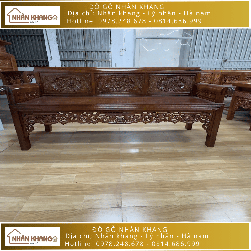 Bộ Bàn Ghế Trường Kỷ Gỗ Lim 217