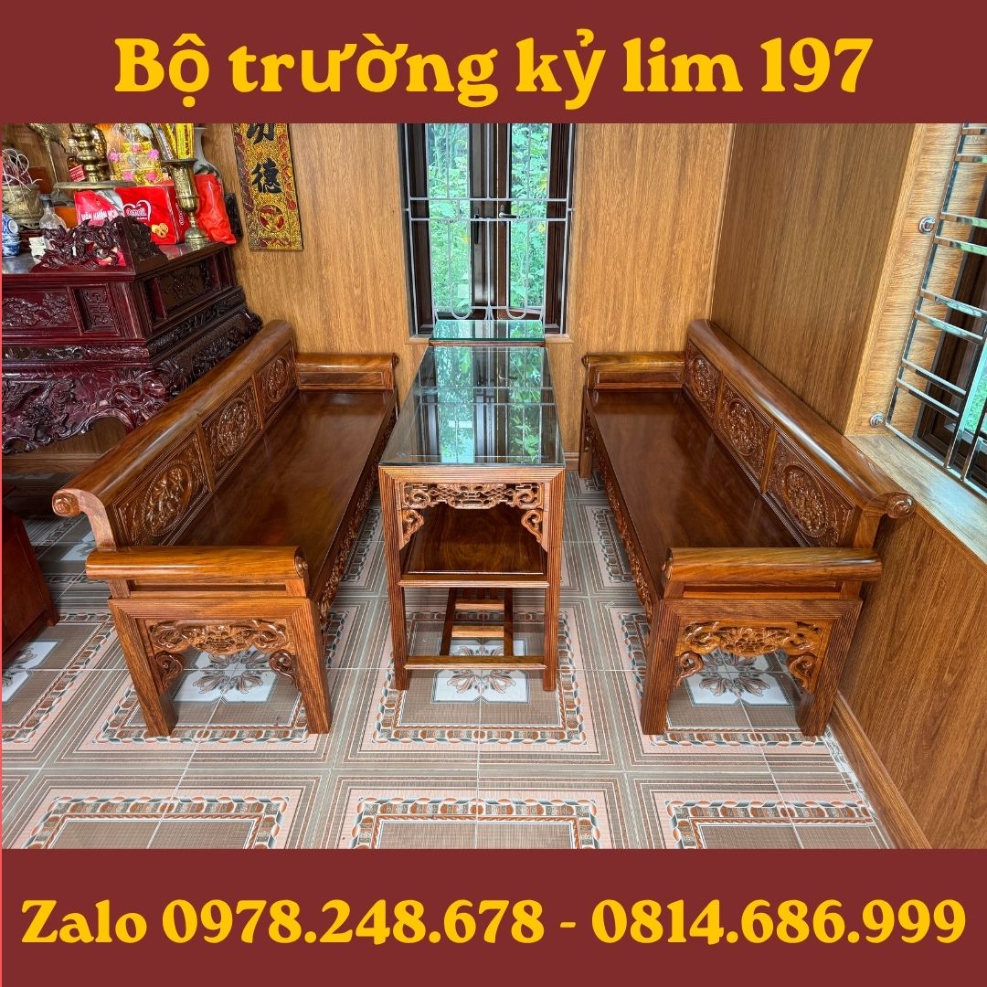 BỘ TRƯỜNG KỶ GỖ LIM 197