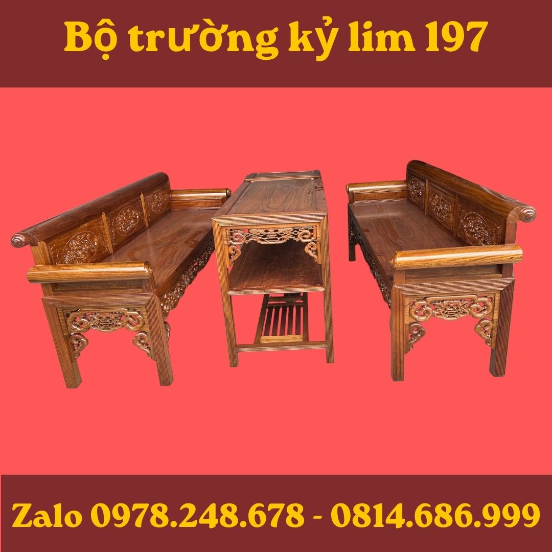BỘ TRƯỜNG KỶ GỖ LIM 197