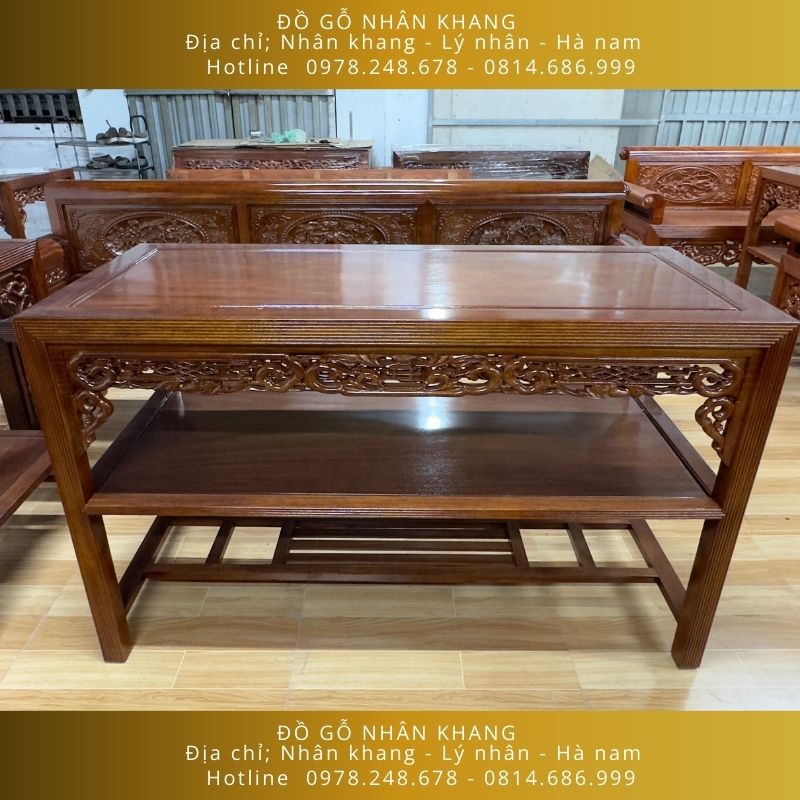 Bộ Bàn Ghế Trường Kỷ Gỗ Lim 217