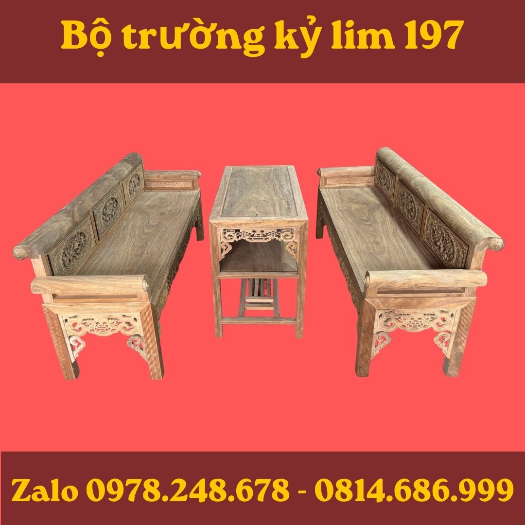 BỘ TRƯỜNG KỶ GỖ LIM 197
