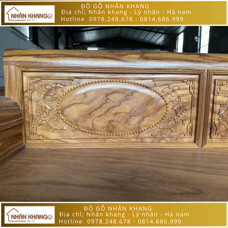 Bộ Trường Kỷ Gỗ Gõ Đỏ 11 Chỉ 217