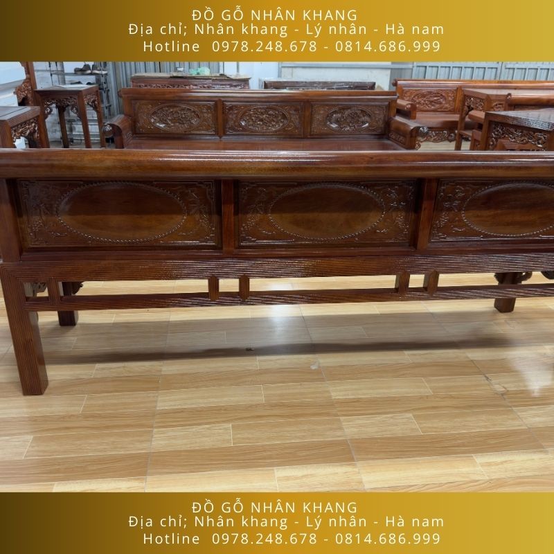 Bộ Bàn Ghế Trường Kỷ Gỗ Lim 217