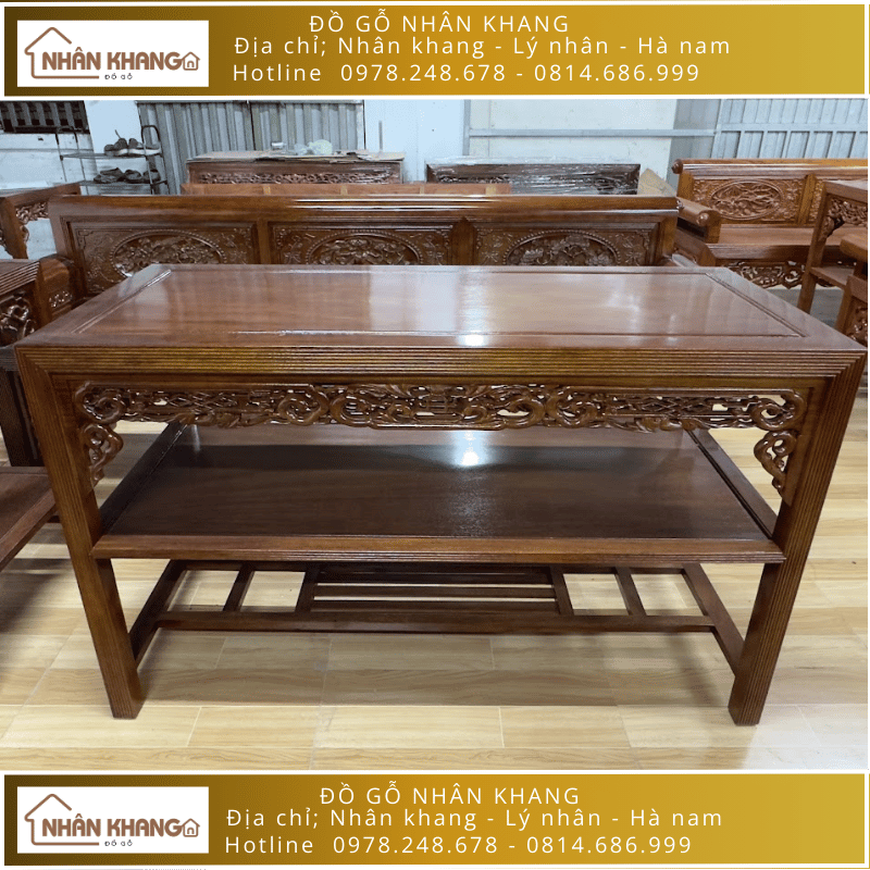 Bộ Bàn Ghế Trường Kỷ Gỗ Lim 217