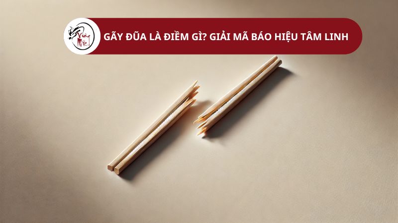 Gãy đũa là điềm gì? Giải mã báo hiệu tâm linh