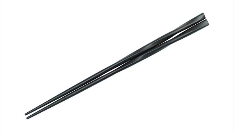 Đũa gỗ mun xoắn kiểu Nhật Bản