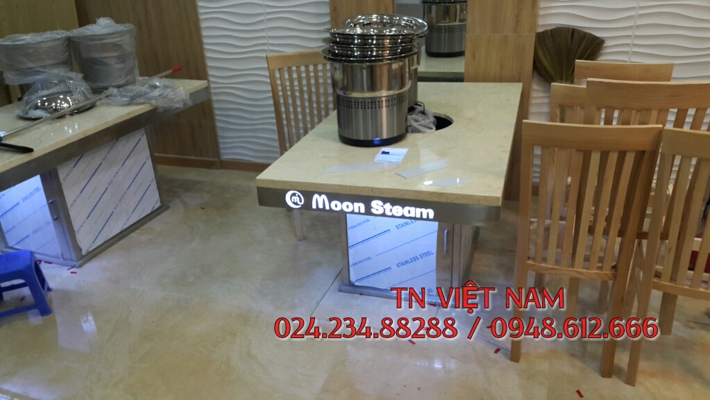 Bếp lẩu hơi công nghệ mới cho nhà hàng, khách sạn, khu nghỉ dưỡng