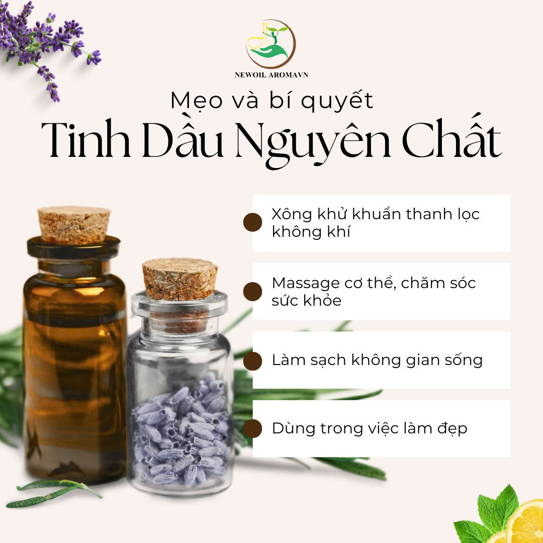 CHỌN TINH DẦU ĐÚNG CÁCH 🌿