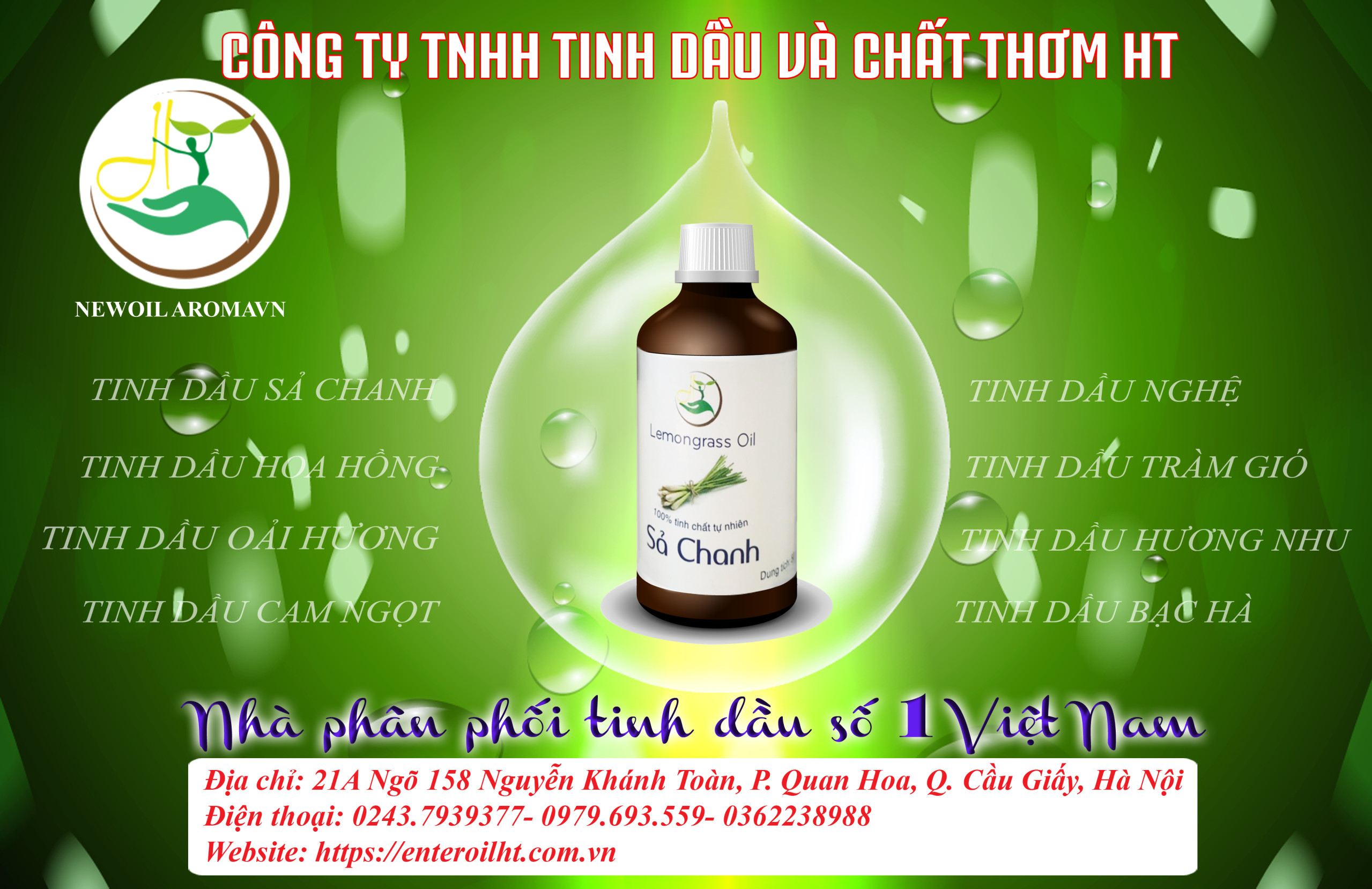 Mua tinh dầu sả chanh tại đâu Hà Nội?