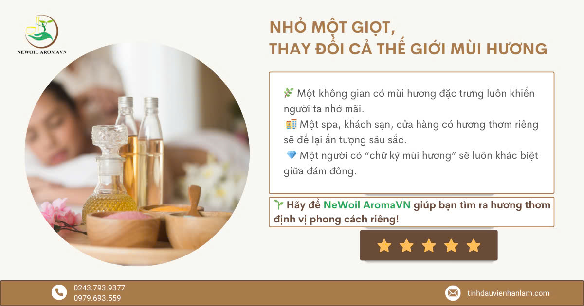 🌿 TINH DẦU NGUYÊN CHẤT – NHỎ MỘT GIỌT, THAY ĐỔI CẢ THẾ GIỚI MÙI HƯƠNG 🌿