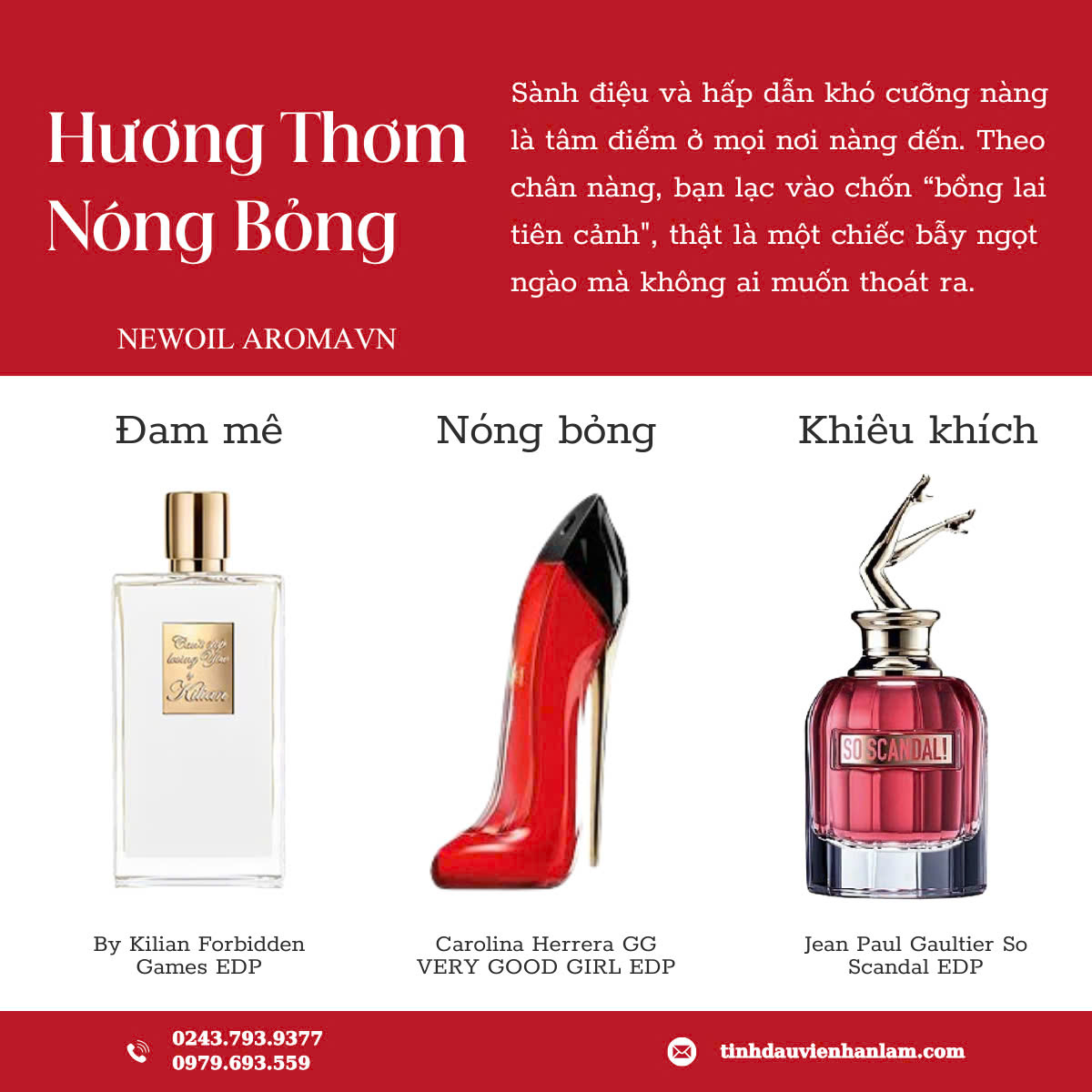 HƯƠNG THƠM NÓNG BỎNG – ĐÁNH THỨC SỰ QUYẾN RŨ TRONG BẠN 🔥