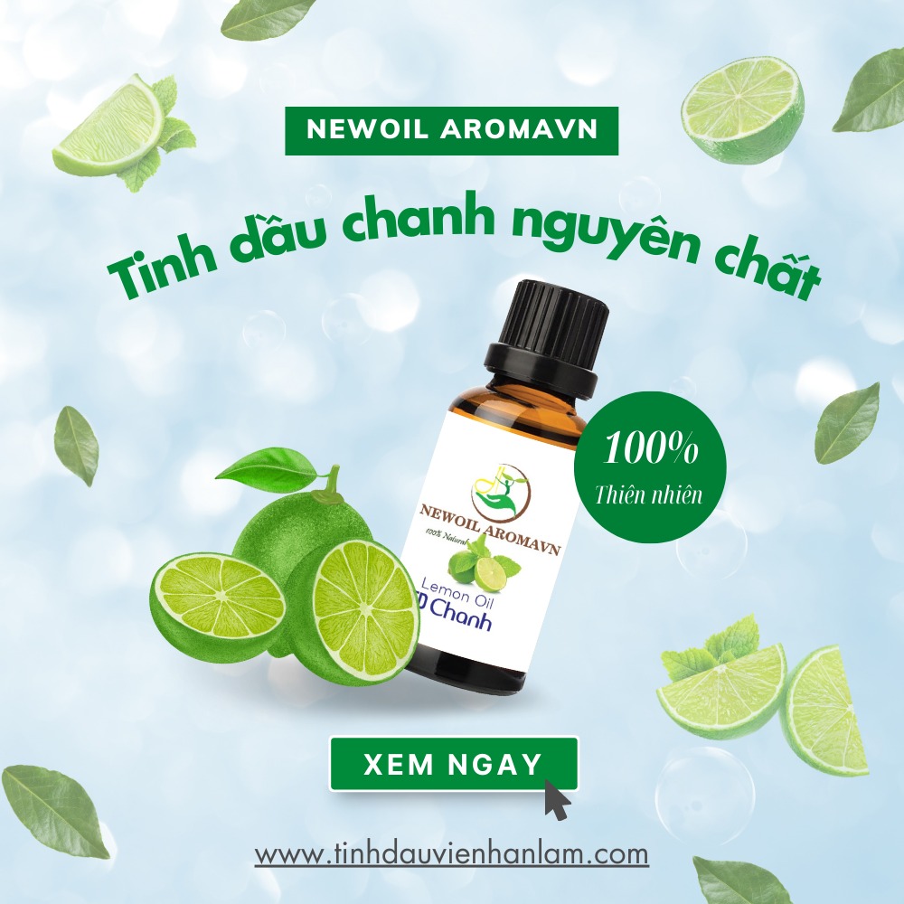 Tinh dầu chanh nguyên chất tự nhiên Newoil Aromavn