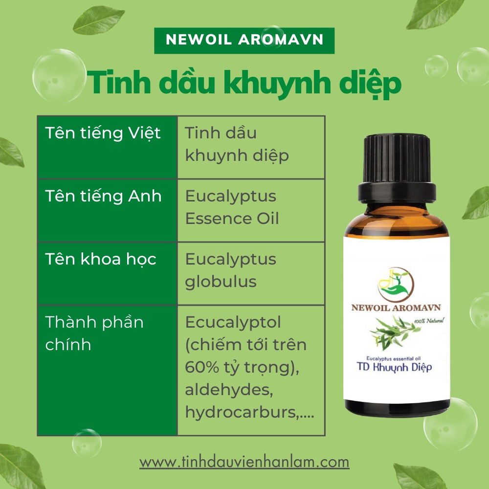 Tinh dầu Khuynh Diệp nguyên chất Newoil Aromavn