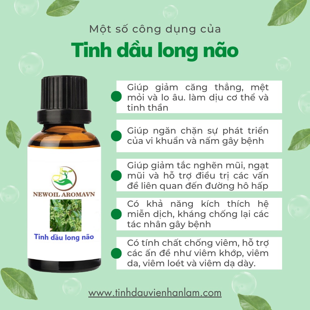 Công dụng và lợi ích của tinh dầu Long Não