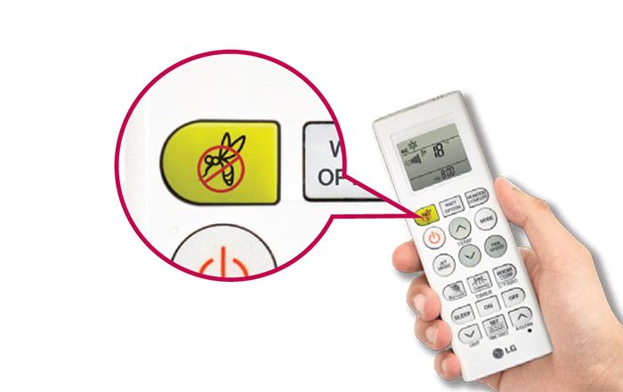 Cách sử dụng tính năng đuổi muỗi trên máy lạnh LG