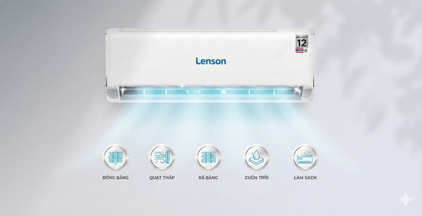 Máy lạnh treo tường Lenson mới nhất 2026 tại Hồ Chí Minh