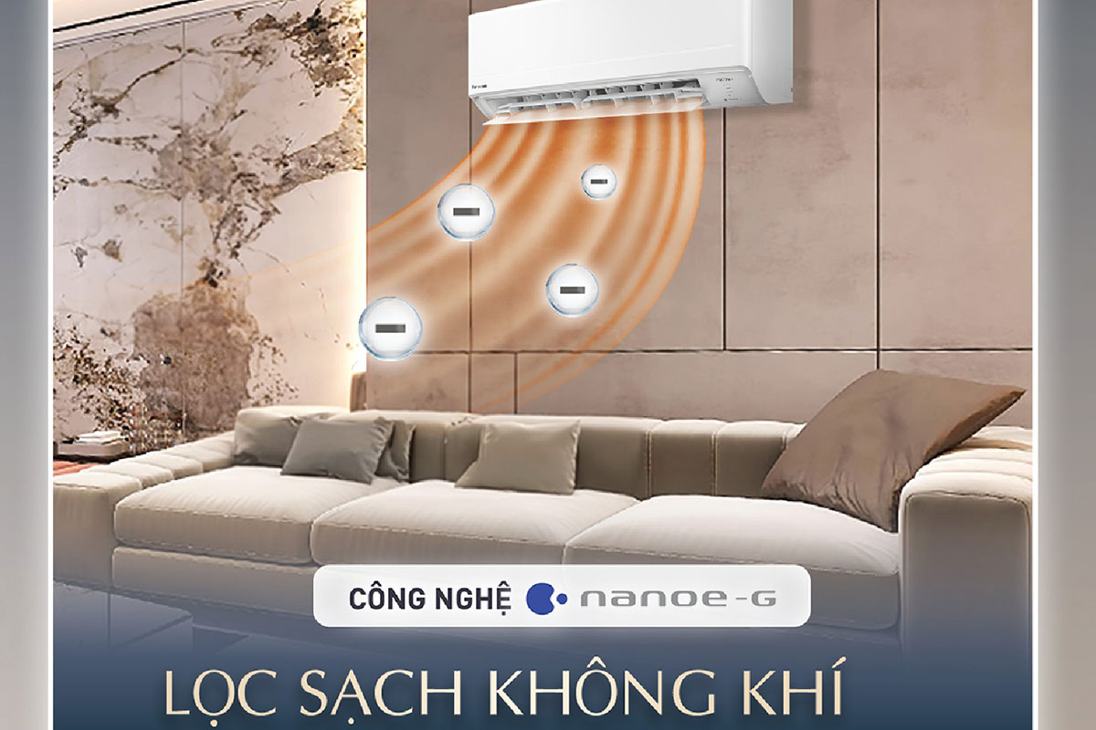 Đánh Giá Công Nghệ Lọc Khí Nanoe-G Trên Điều Hòa Panasonic CS-N24AKH-8