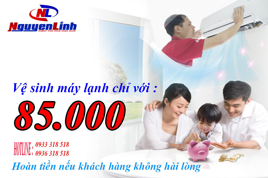 Qui trình vệ sinh máy lạnh cho khách