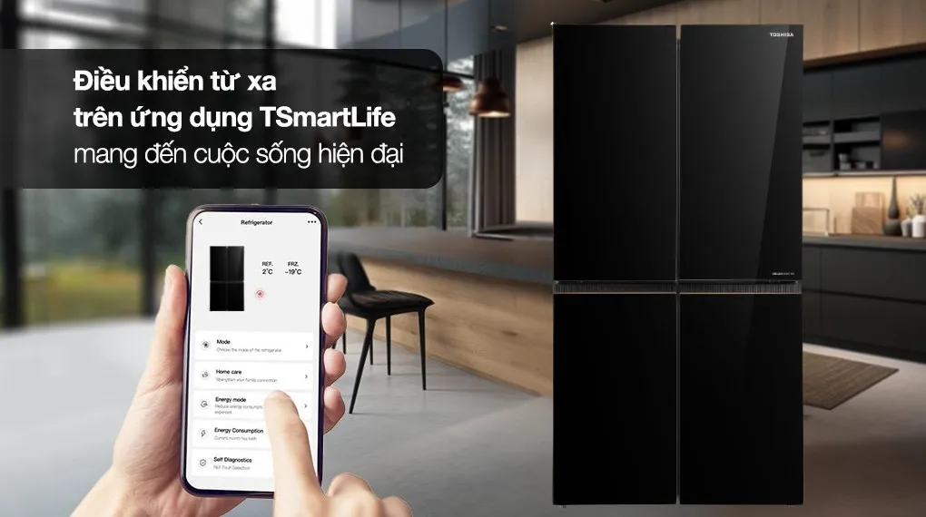 Tủ lạnh Toshiba Inverter 711 lít Multi Door GR-RF895WIA-PGV(22)-XK