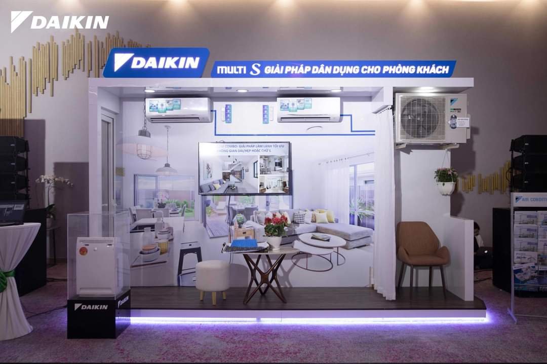 Combo Daikin Multi S inverter Thái Lan 3.0HP  + 1Hp/1Hp/2Hp
