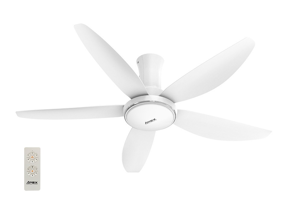 QUẠT TRẦN 5 CÁNH CÓ ĐÈN SUNHOUSE APEX APF7676W