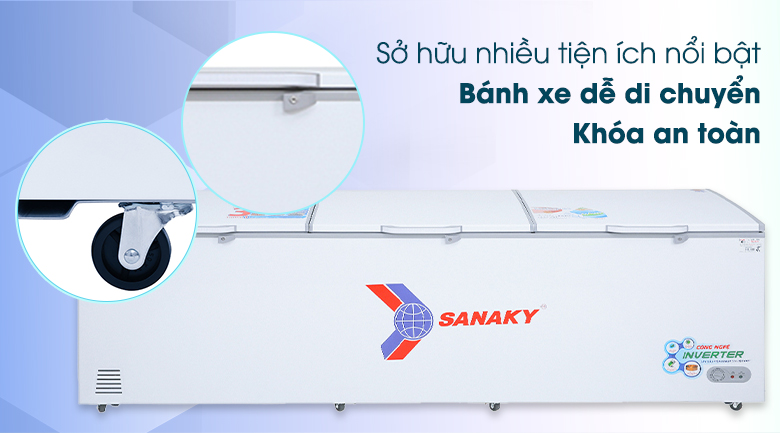 Tủ đông Sanaky 1143.5lít VH-1399HY3