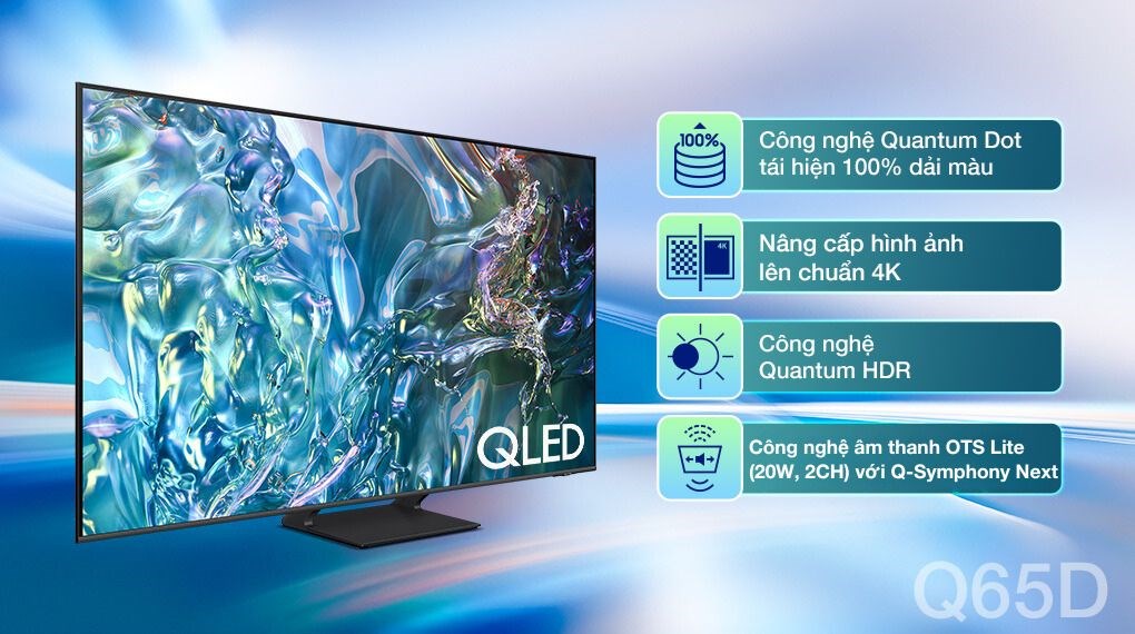 Smart Tivi QLED Samsung 4K 65 inch QA65Q60DA
