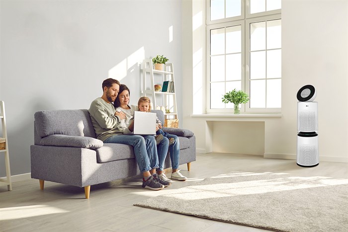 Máy lọc không khí 2 tầng LG PuriCare AS10GDWH0.ABAE