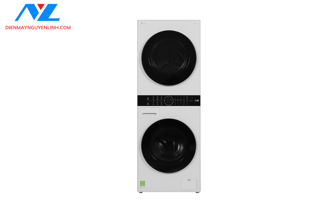 Tháp giặt sấy LG WashTower Inverter giặt 14 kg - sấy 10 kg WT1410NHE