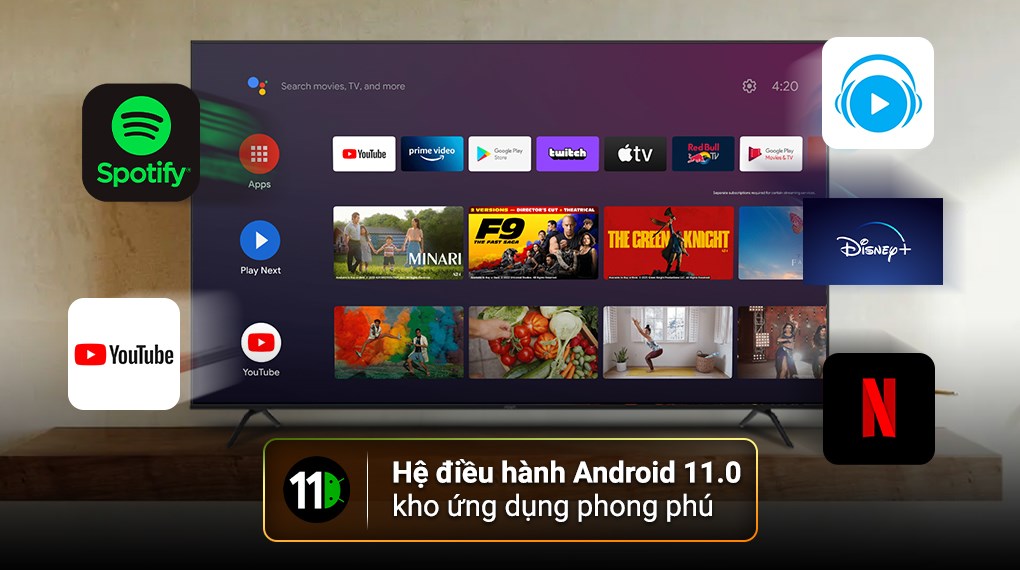 Android Tivi Aqua 43 inch AQT43K800UG