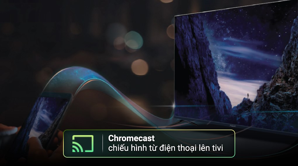 Google Tivi QLED Aqua 4K 50 inch AQT50S80EUX