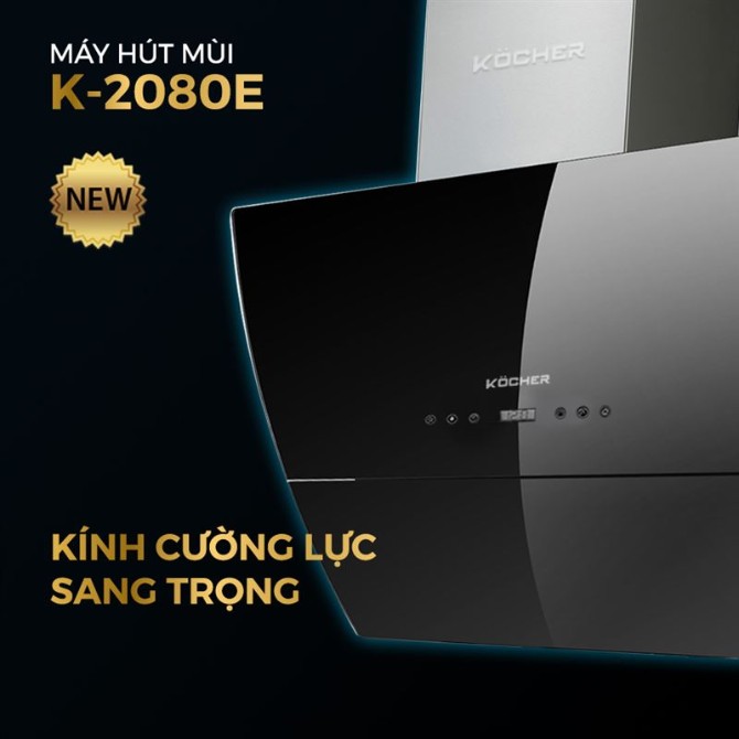 Máy hút mùi Kocher K-2080E 70cm / 90cm