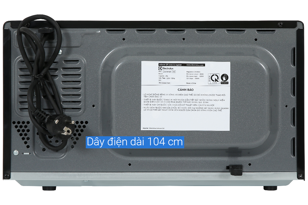 Lò vi sóng có nướng Electrolux EMG20K22B 20 lít