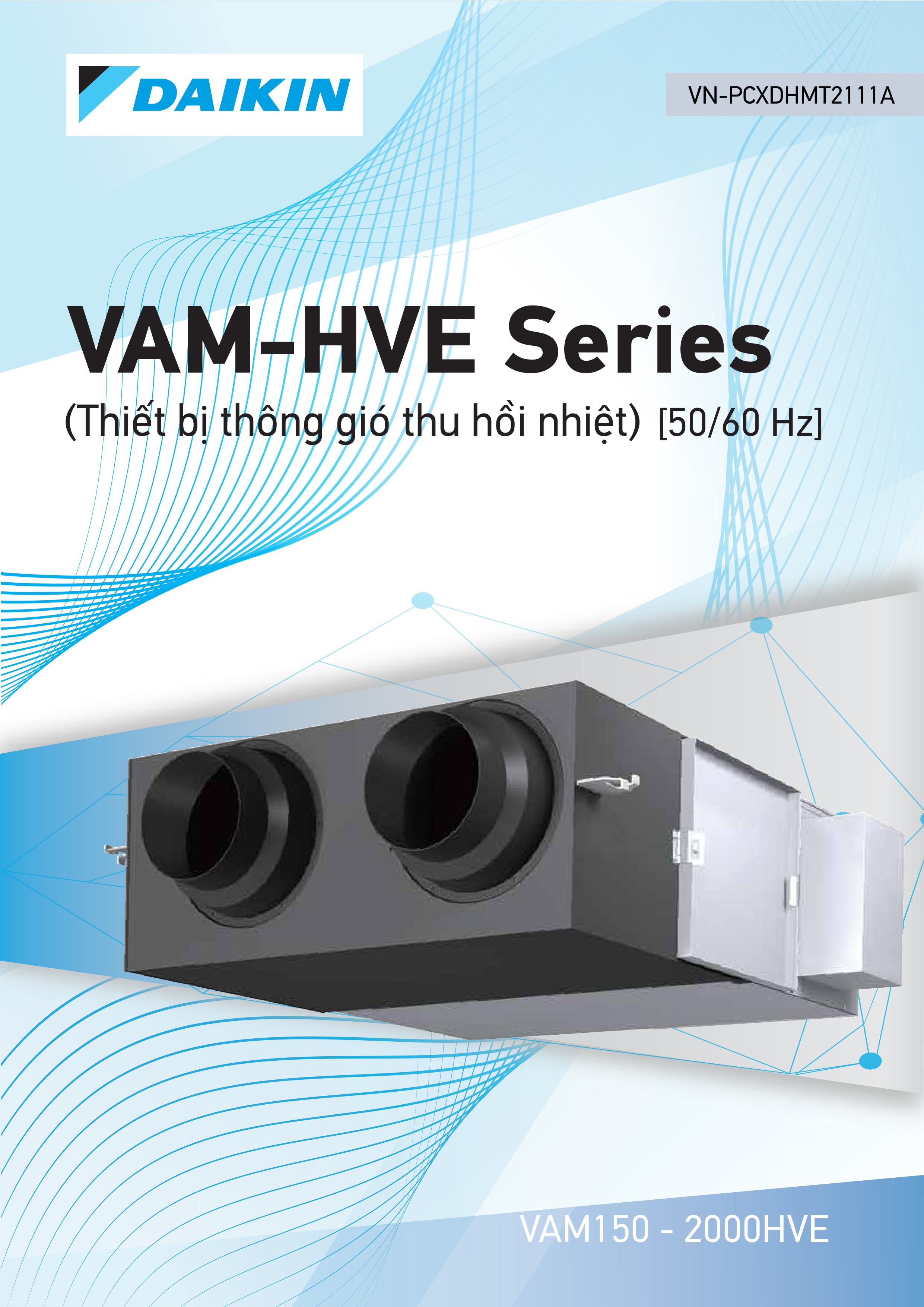 Hệ thống thông gió thu hồi nhiệt VAM - HVE Daikin