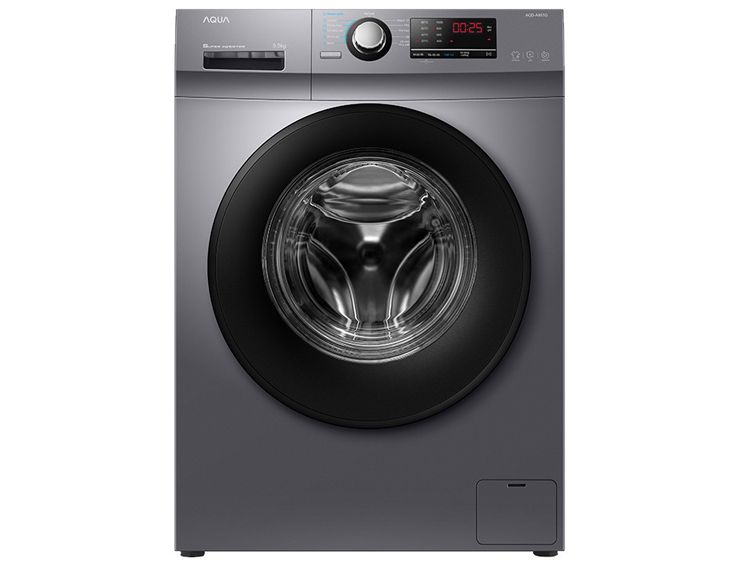 AQD-A1051G.S - Máy giặt cửa trước Aqua 10kg AQD-A1051G.S