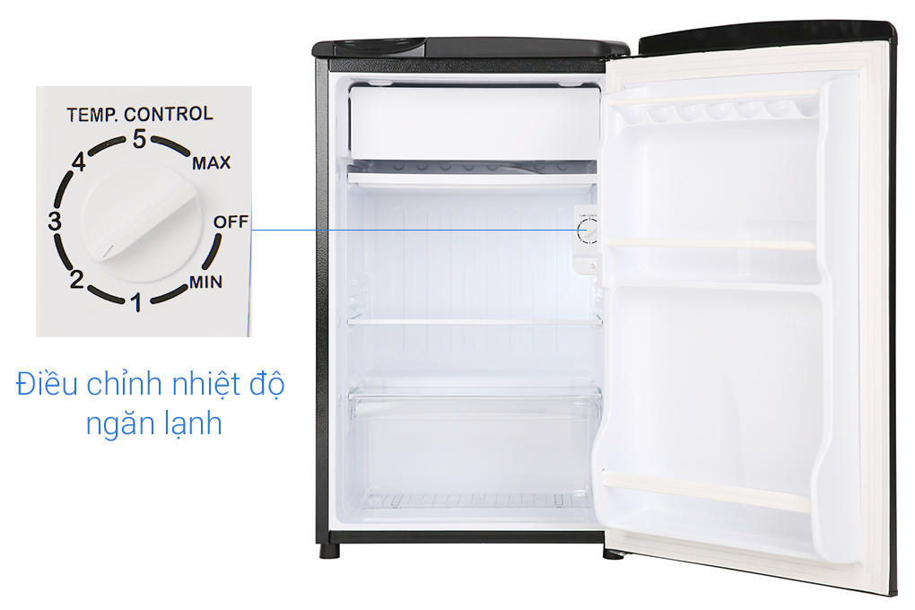 Tủ lạnh Aqua 90lít AQR-D99FA(BS)