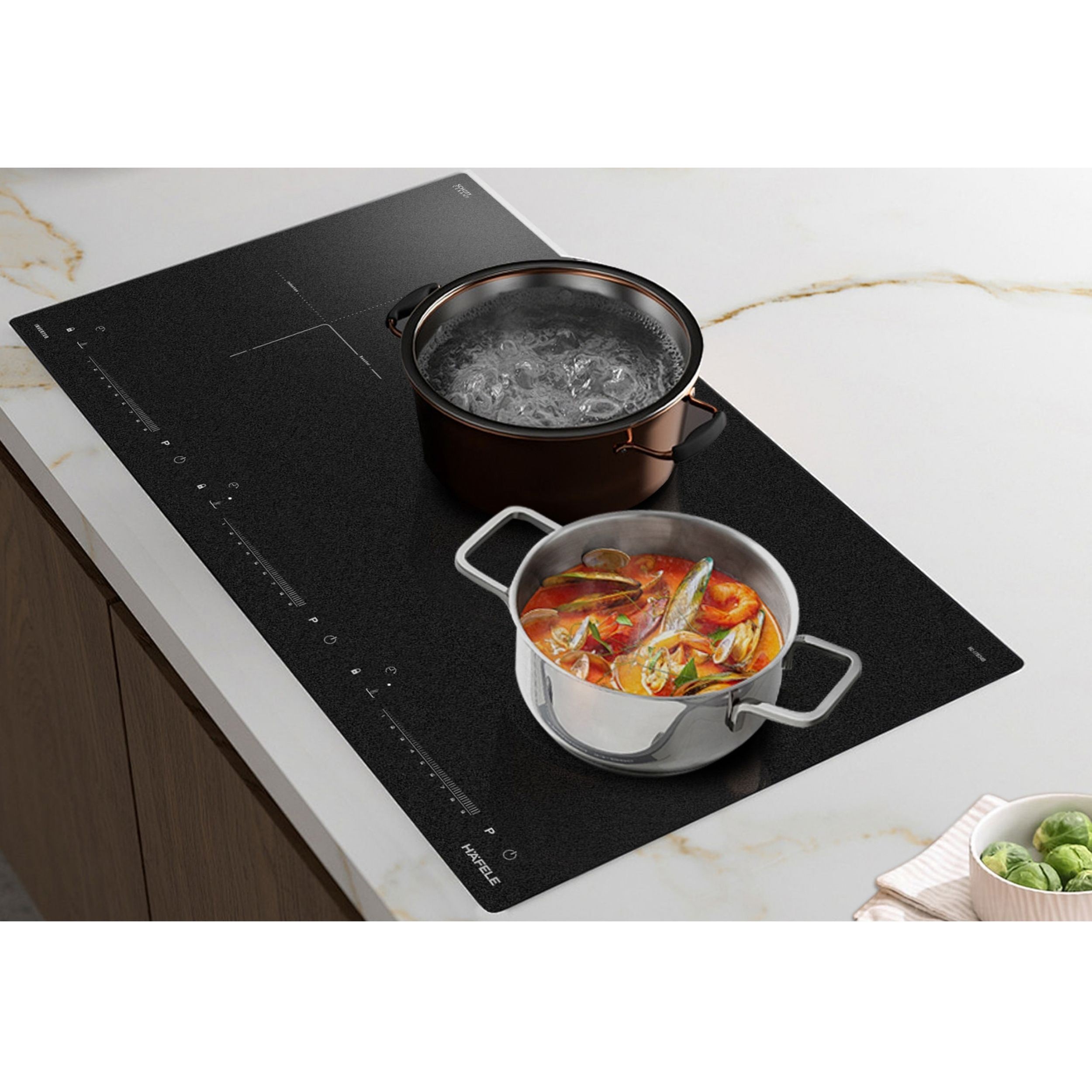 Bếp từ 3 vùng nấu lắp âm Hafele HC-I7834B (536.61.719) 5800W