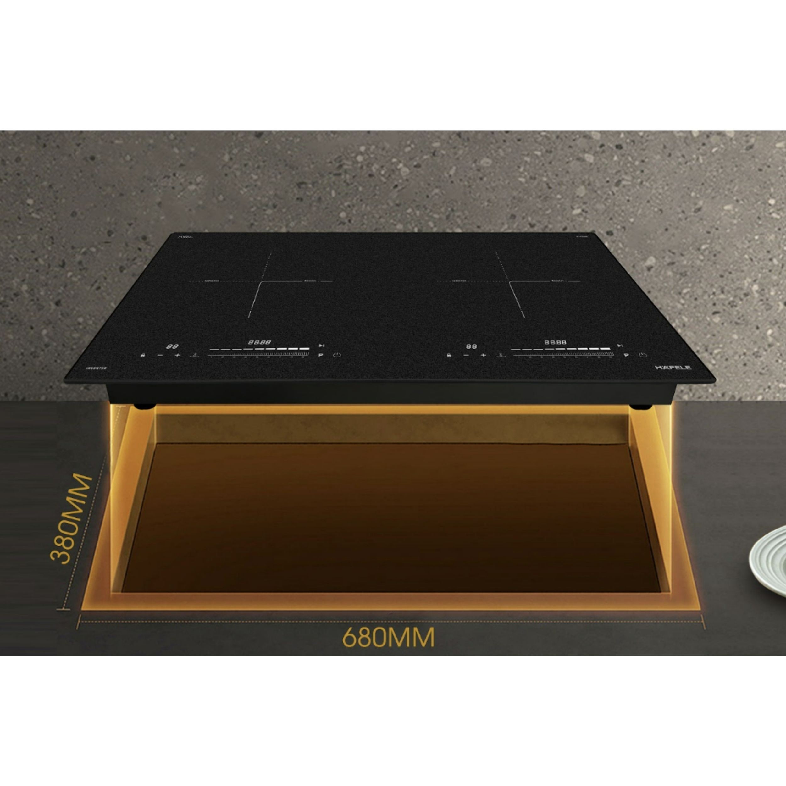 Bếp từ đôi âm Hafele HC-I73245B (536.61.727) 4600W