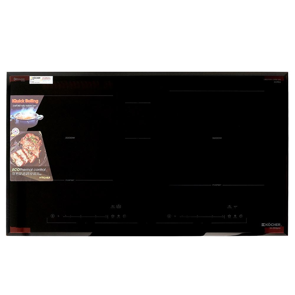 Bếp từ đôi âm Kocher DI-333 Pro 5000W