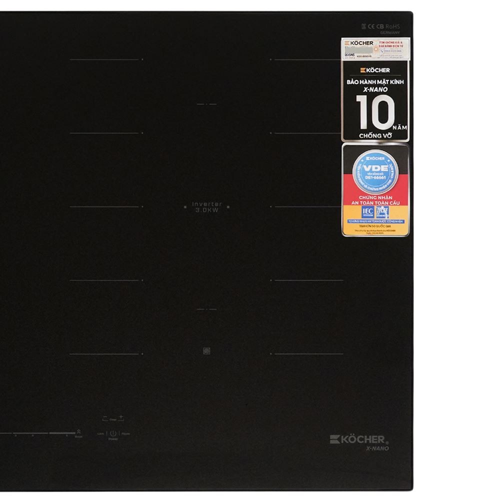Bếp từ đôi lắp âm Kocher X Nano 8 4000W