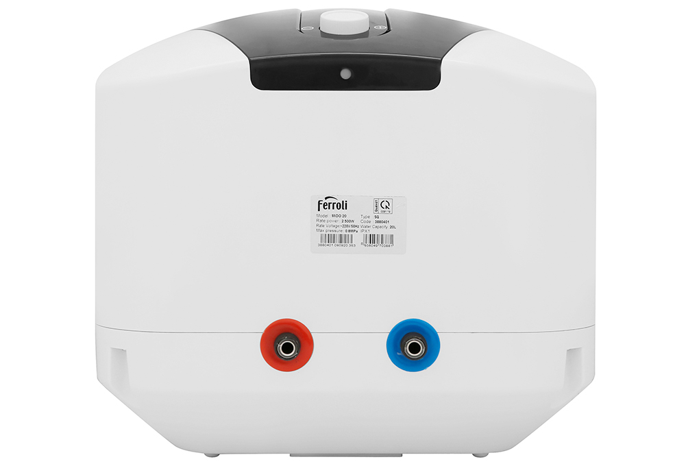 Máy nước nóng gián tiếp Ferroli 20 lít 2500W MIDO SQ