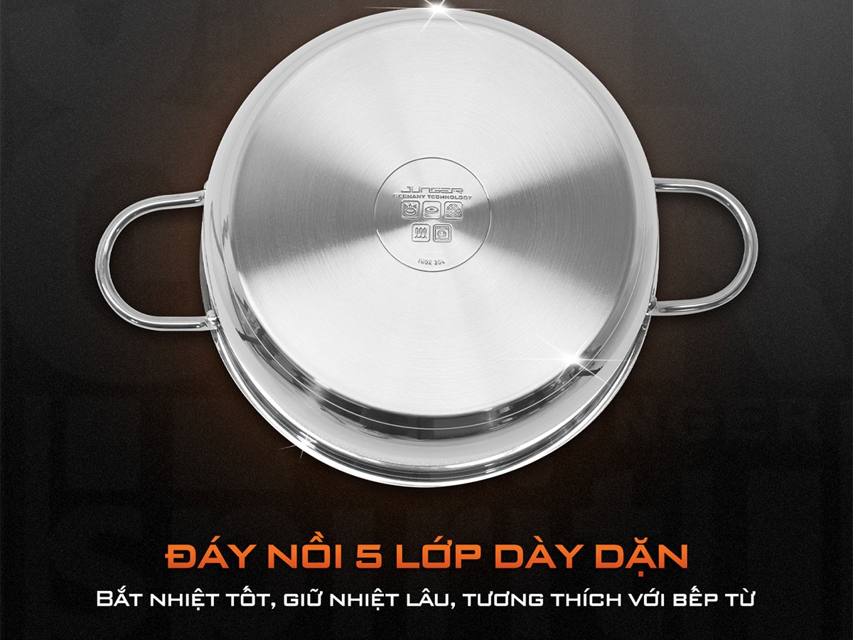 Bộ nồi inox Junger CWJ-050