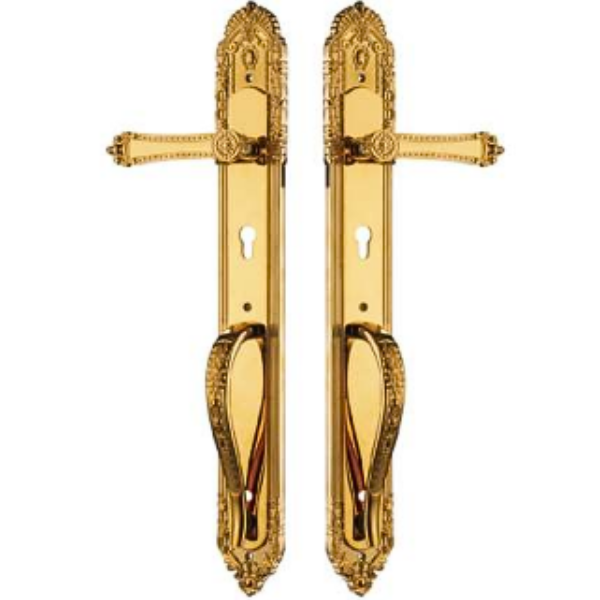 Khóa cửa chính và đại sảnh Demax CL806 BRASS 24K