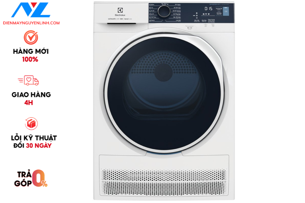 Máy sấy Electrolux UltimateCare 8 kg EDC804P5WB