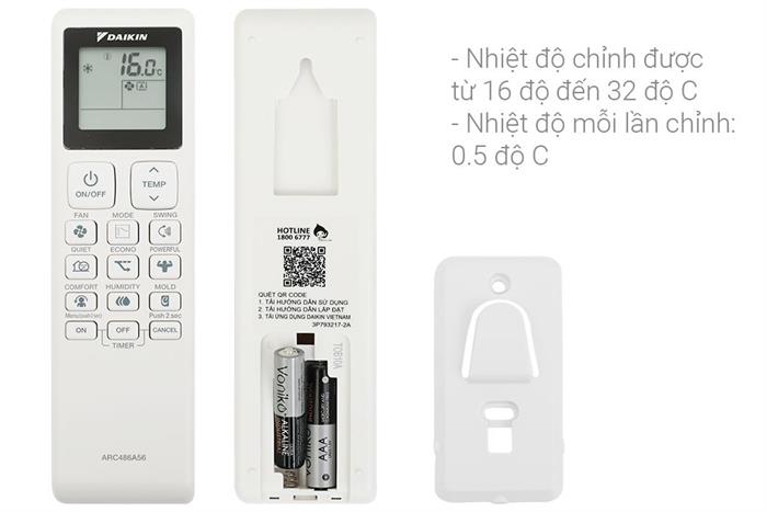 Máy lạnh Daikin Inverter 2.0 HP FTKB50ZVMV ( Model 2025 )