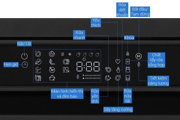Máy rửa chén độc lập Hafele HDW-F6081B