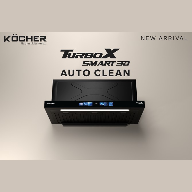 Máy hút mùi Kocher TURBO X3D-666 AutoClean