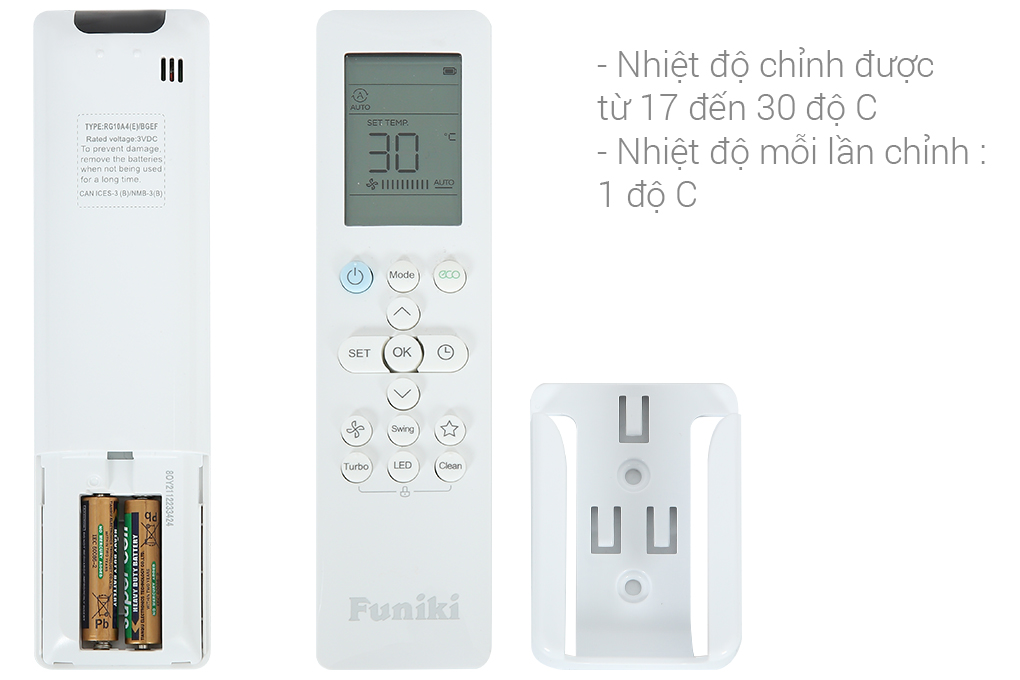 Máy lạnh treo tường Funiki Inverter 1.0 HP HIC09TMU