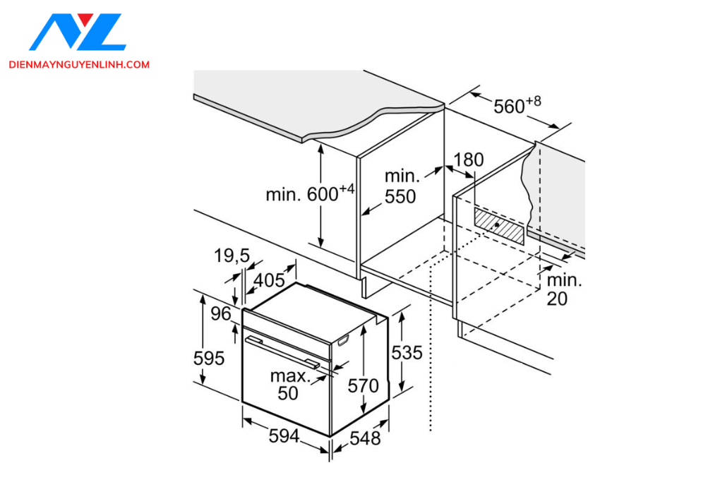 Lò nướng Serie 4 HBS534BB0B